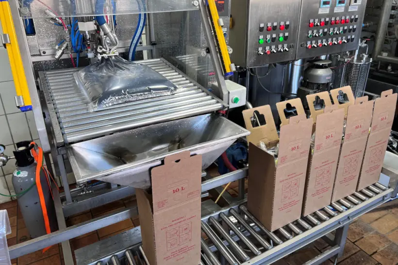 produktion sirup fass